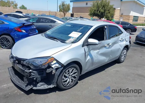 2018 Toyota Corolla Le from USA, damaged, VIN 5YFBURHE0JP791820